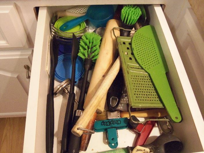 Many kitchen utensils