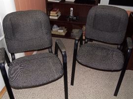 2 like new office chairs