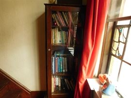 glass doored bookcase