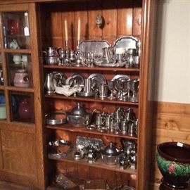Pewter including Williamsburg, Wilton and French