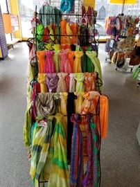 64x19.5 scarf rack contentents not ...