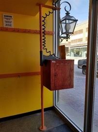 Lighted front window shadow box...