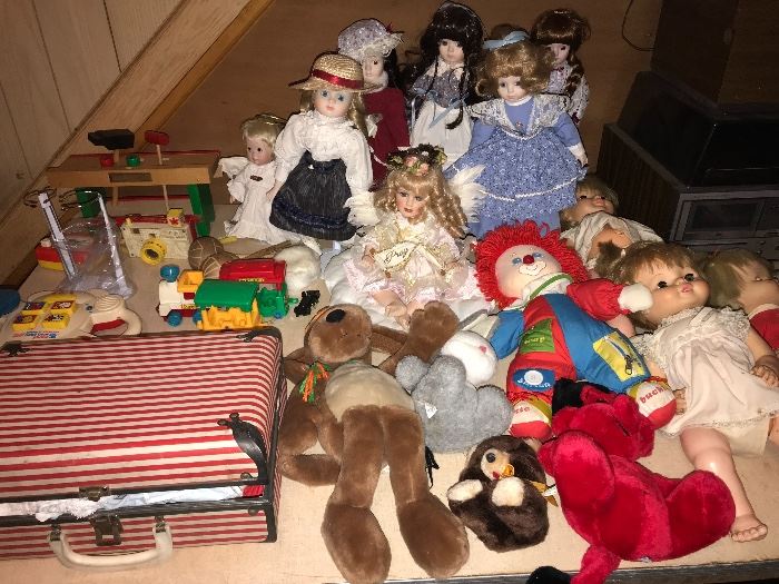 Vintage dolls and toys....