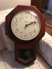 Waltham quartz regulator clock