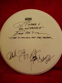 Autographed Drum Head