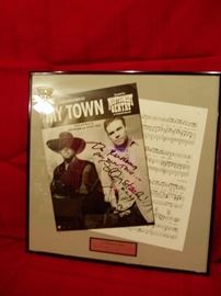 Montgomery Gentry Signed Sheet Music