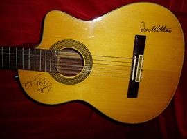 Autographed Guitar By Don Williams