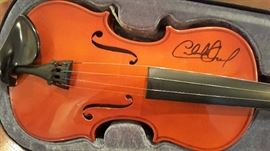 Autographed Fiddle by Charlie Daniels