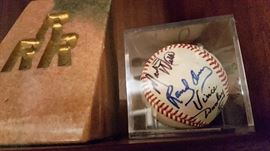 Country Artist Mark Wills, Randy Owen Lead singer of Alabama and Coach Vince Dooley signed Ball