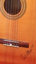 Chet Atkins Autographed Guitar
