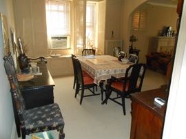 Upstairs dining room furniture