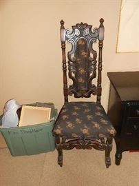 2 of 2 Gothic chair