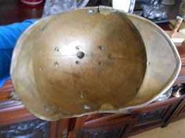 Inside Fr metal helmet