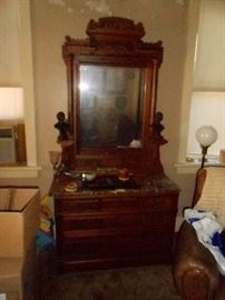 East Lake, marble top dresser