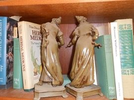 Back of metal figurines