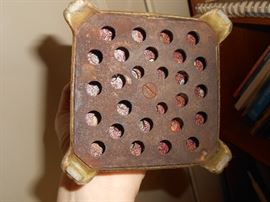 Bottom of metal figurines