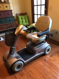 motorized scooter, fairly new battery