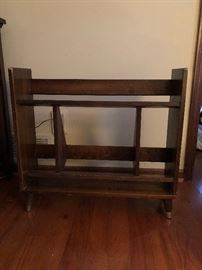 mid century modern book case