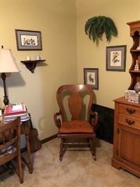 antique rocker, pictures