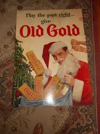 Christmas OLD GOLD 4 X 3 sign