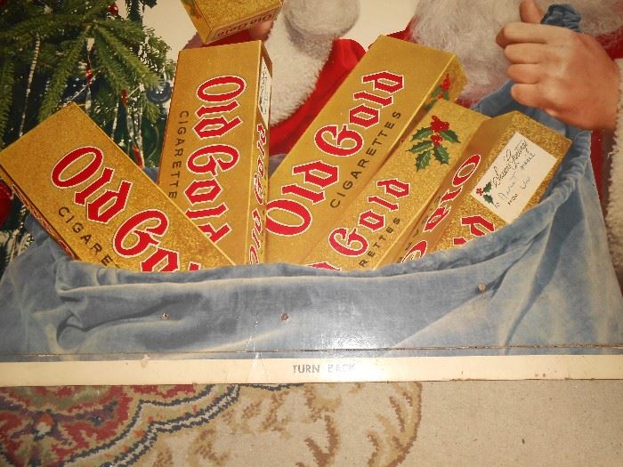 Christmas OLD GOLD 4 X 3 sign