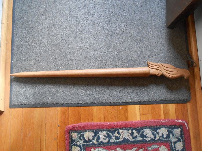 3' wood cane/walking stick