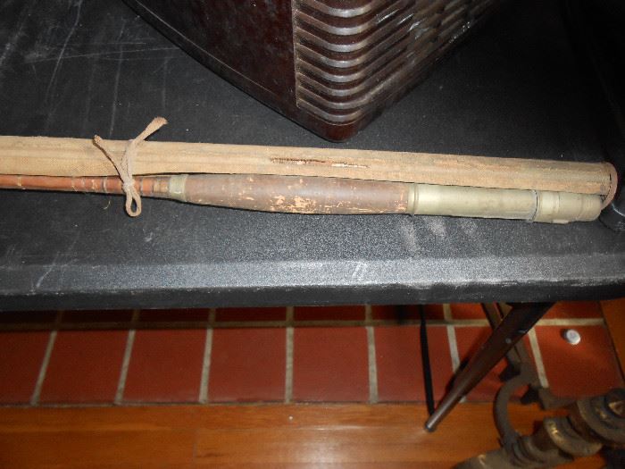 Old fishing rod handle