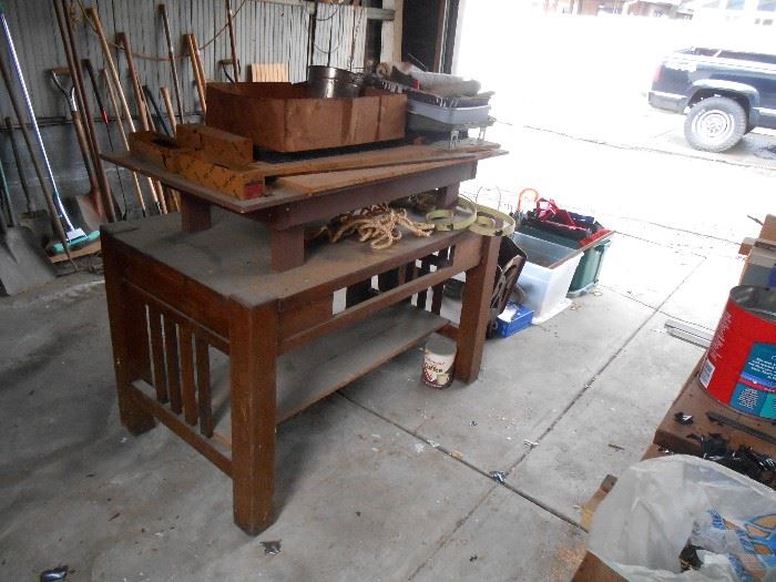 Craftsmen style wood table