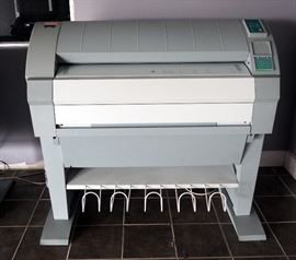 OCE TECHNOLOGIES MODEL 9400-II PRINTER/PLOTTER AND SCAN STATION 36" PRINT WIDTH WITH MANUALS