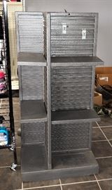 STATIONARY FOUR SIDED DISPLAY RACK 50.5"H X 24.5" X 24.5"