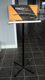 TRICOFLEX ROLLING RETAIL DISPLAY RACK 50"H X 19.5" X 17"