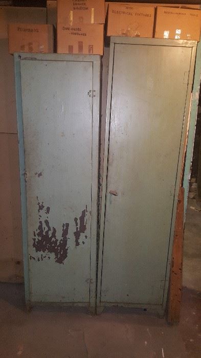 Old metal cabinets