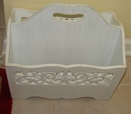 Shabby Chic Magazine Rack