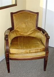 Mid Century Modern Velvet Chair
