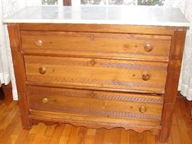 Antique Marble Dresser