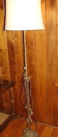 Edwardian Cast Iron Floor Lamp
