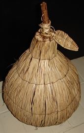 Large Folk Art Pear. Approx. 2' tall by 2' wide
