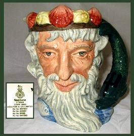 Royal Doulton Neptune Face Jug 