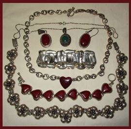  Vintage Sterling Silver Jewelry  