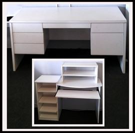 Computer Desk and Shelving