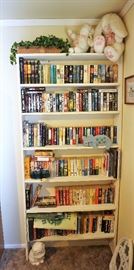 Bookcase with books and more