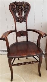 Jacobean Face Chair
