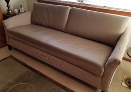 Leather and Tweed Couch Williams Alan