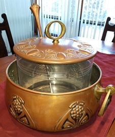 WMF Art Deco Punch Bowl Set
