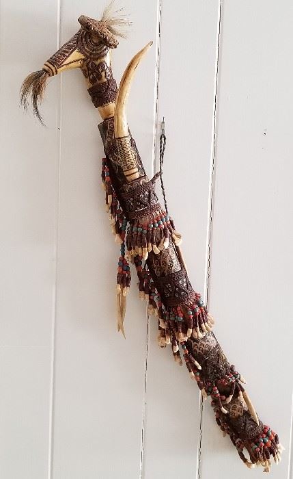 African Sword and Tooth Sheath