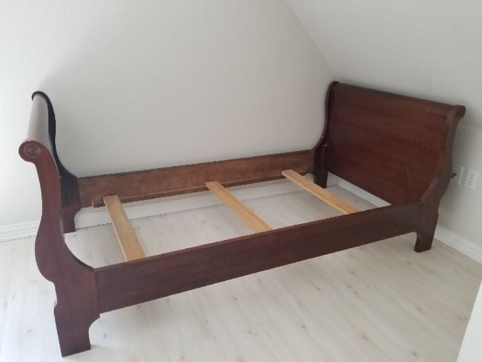 Antique TWIN Size Sleigh Bed Frame