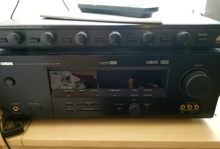 YAMAHA RX V450 AV Receiver with manual and remote control 