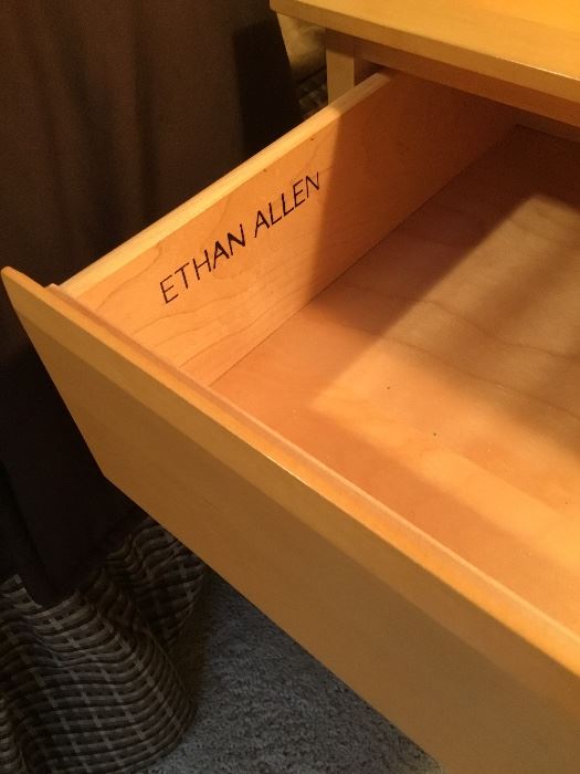 Ethan Allen eight piece queen bedroom set
