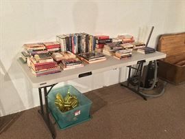 Hardcover and paperback books