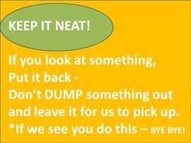 Keep it neat